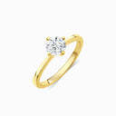 Promise-Ring mit 6mm Zirkonia - Gold Mein Shop