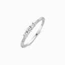 Promise-Ring mit 9 Zirkonia - Silber OnePromise