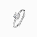 Promise-Ring mit rundem Zirkonia (5 Farben) - Silber OnePromise