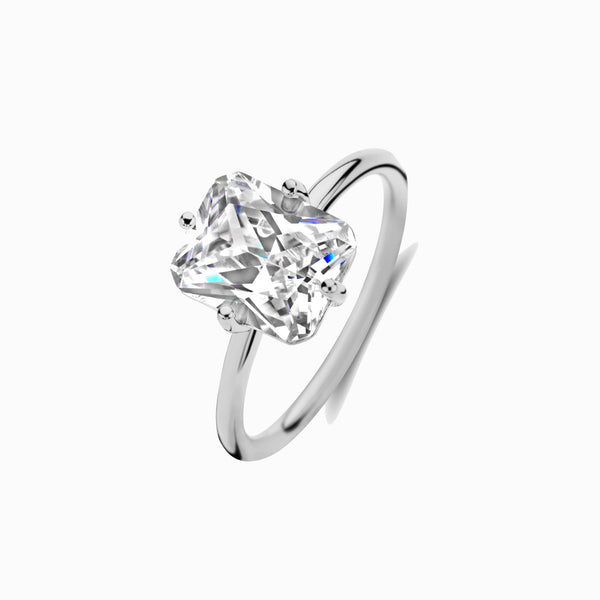 Promise-Ring mit Zirkonia - Silber