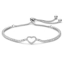 CIRCLE Armband mit Herz 68 Zirkonia Silber rhodiniert OnePromise