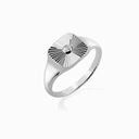 Promise-Ring diamantiert mit Zirkonia Silber OnePromise