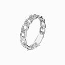 Promise-Kettenring mit 18 Zirkonia - Weißgold Mein Shop
