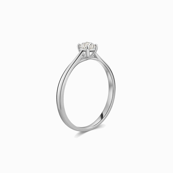 Promise-Ring mit Lab Grown Brillant 0,25 ct. - Weißgold