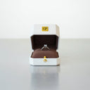 Elegante Leder-Ringbox in Weiß OnePromise