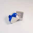 Papier-Ringbox mit Blauer Schleife OnePromise