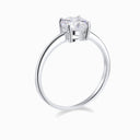 Promise-Ring Solitär Zirkonia 6mm Silber OnePromise