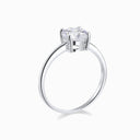 Promise-Ring Solitär 7mm Zirkonia Silber OnePromise